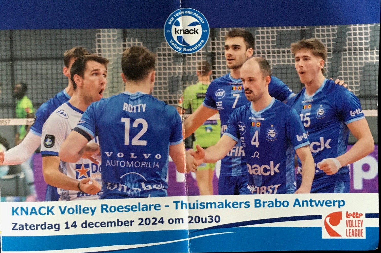 Knack Roeselare- Thuismakers Brabo Antwerp